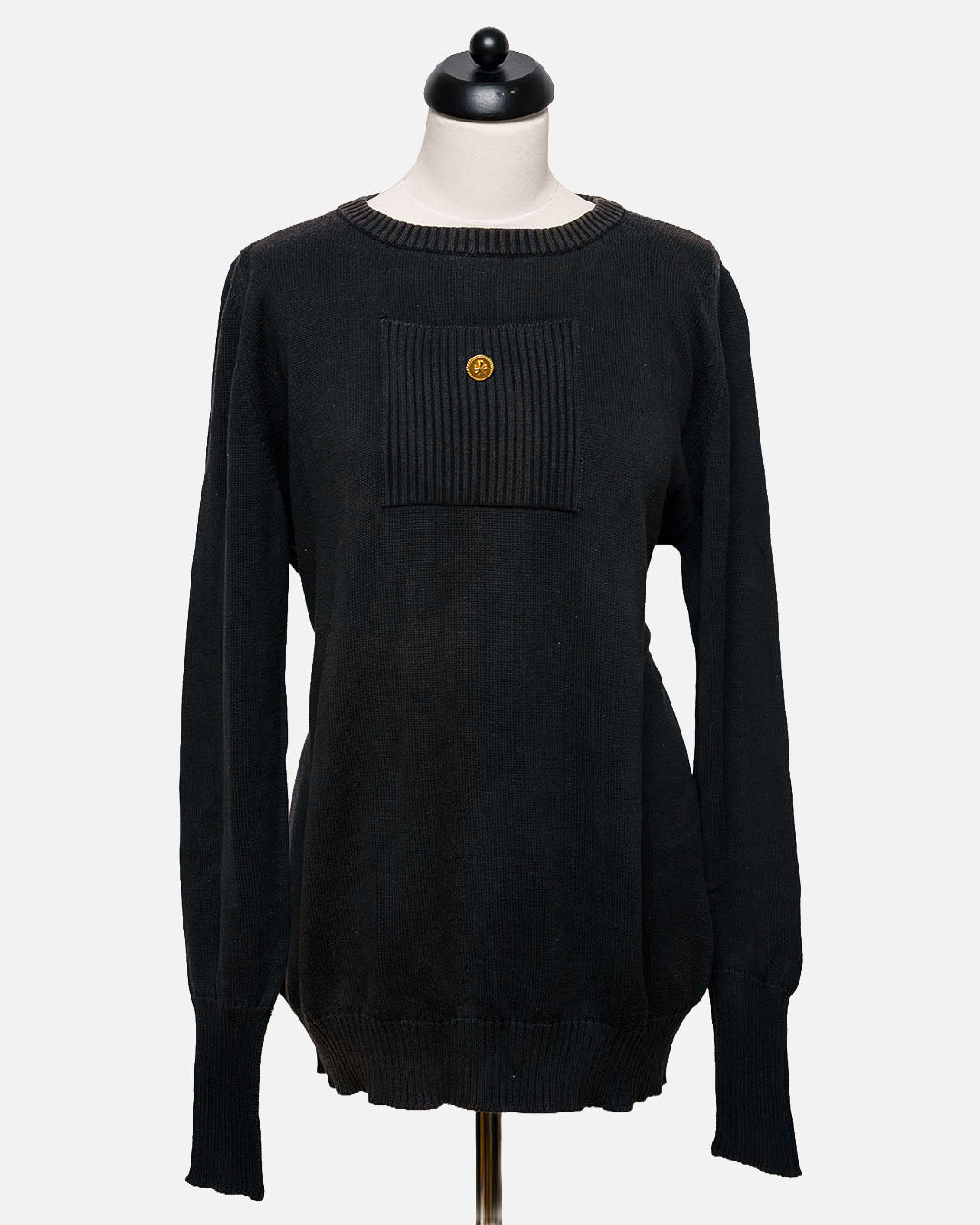 Chanel Strickoberteil · Schwarz