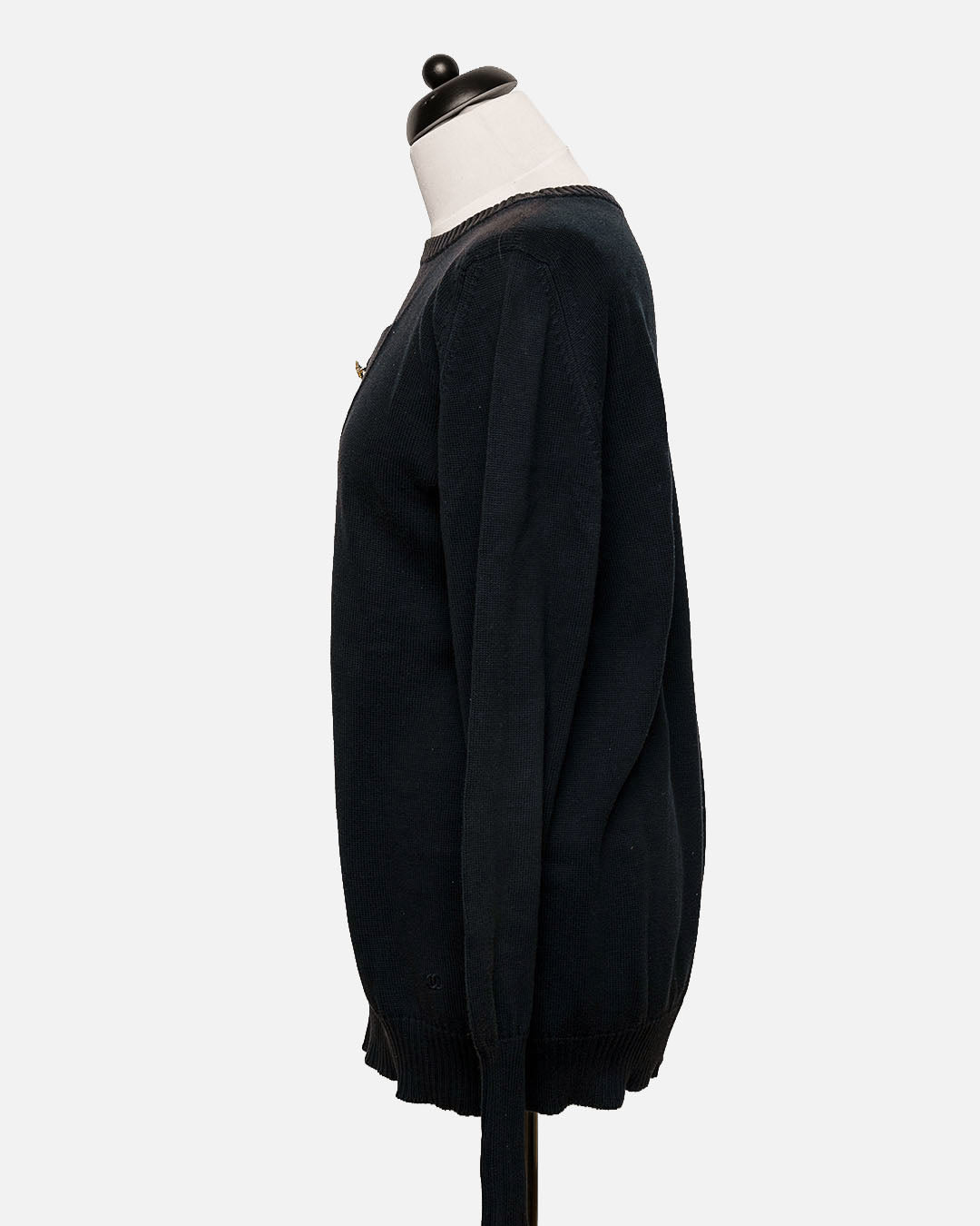 Chanel Strickoberteil · Schwarz