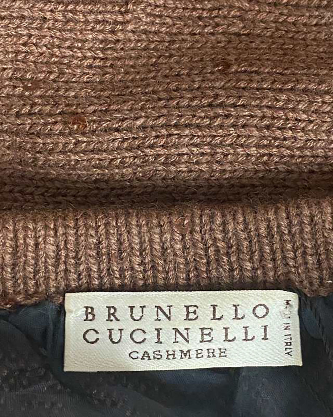 Brunello Cucinelli Kaschmirpullover mit Seideninlay