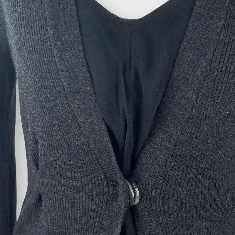 Brunello Cucinelli Cardigan-Kleid Grau
