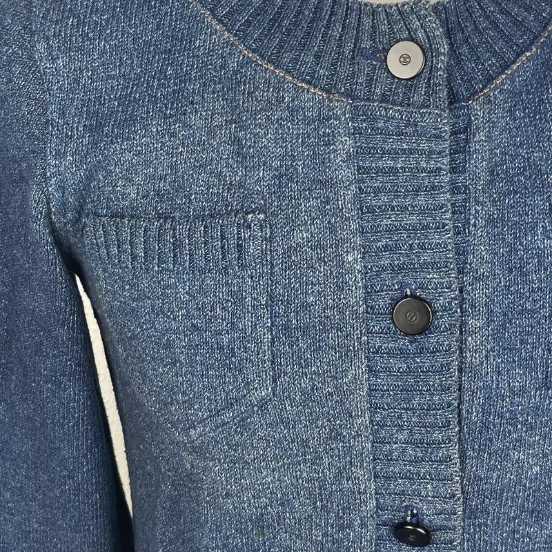 Chanel Strickjacke · Blau