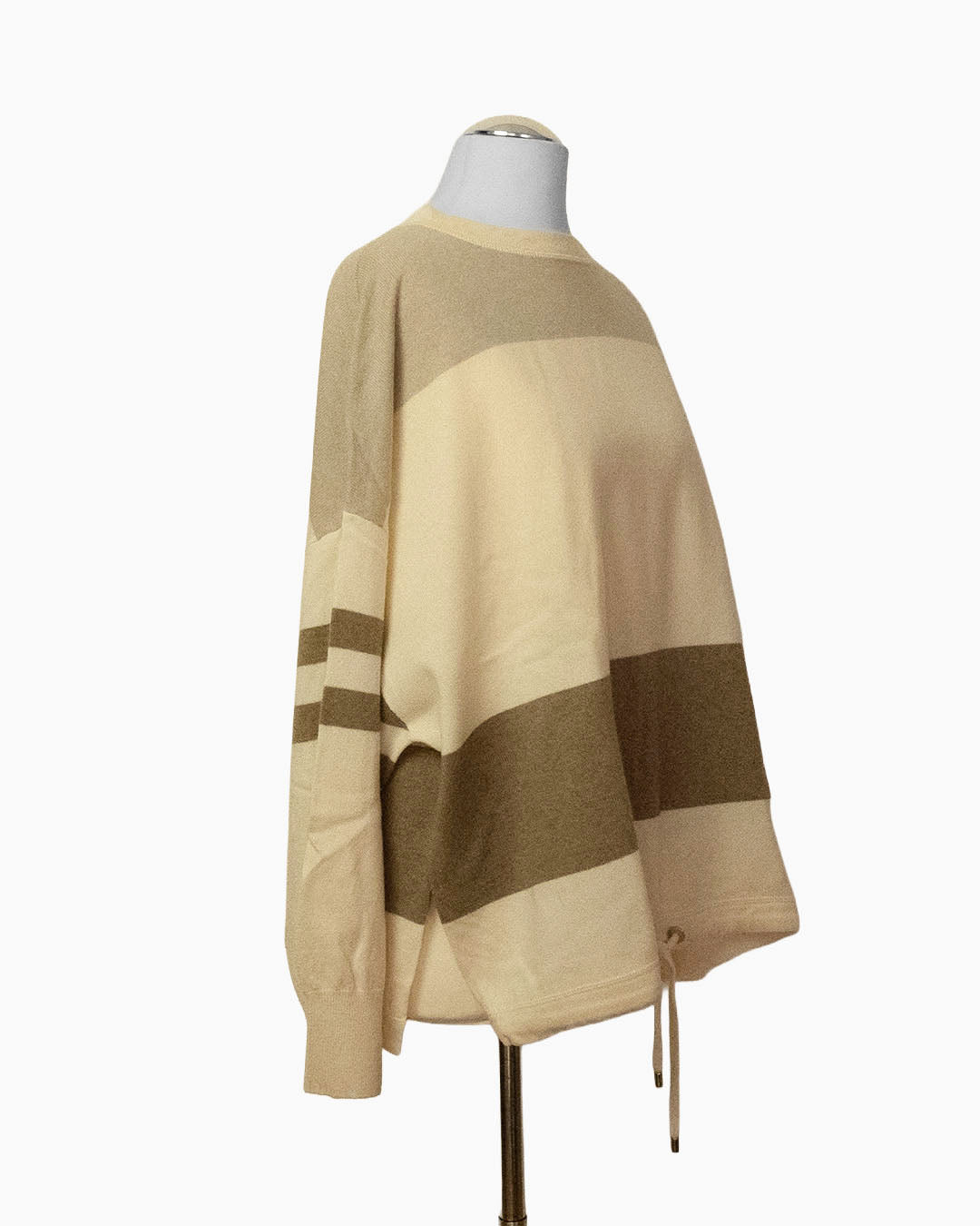 Brunello Cucinelli Pullover Color-Blocking Creme