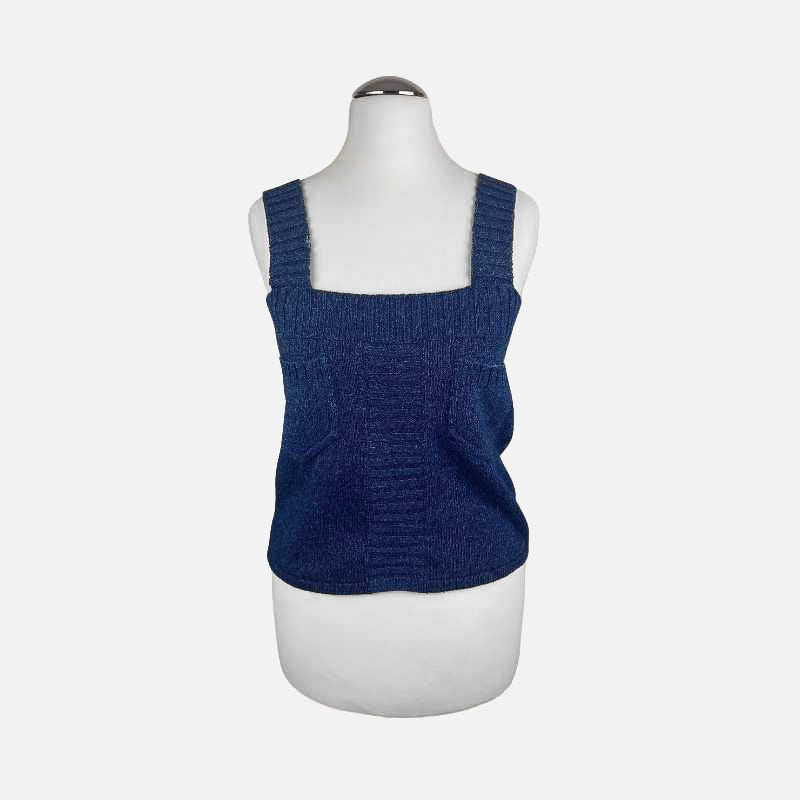 Chanel Top · Dunkelblau