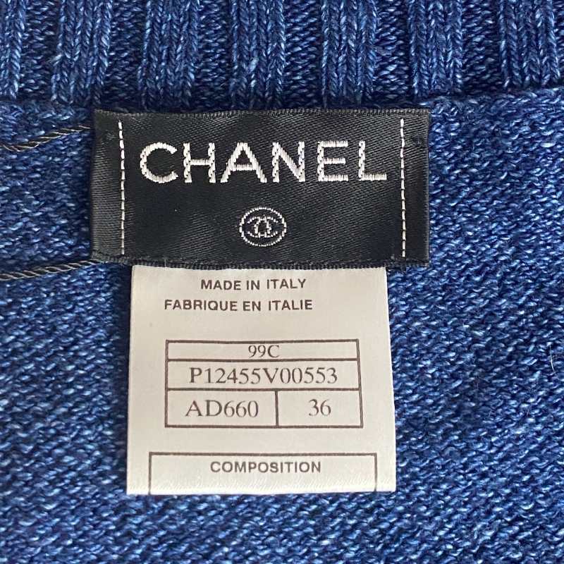 Chanel Top · Dunkelblau