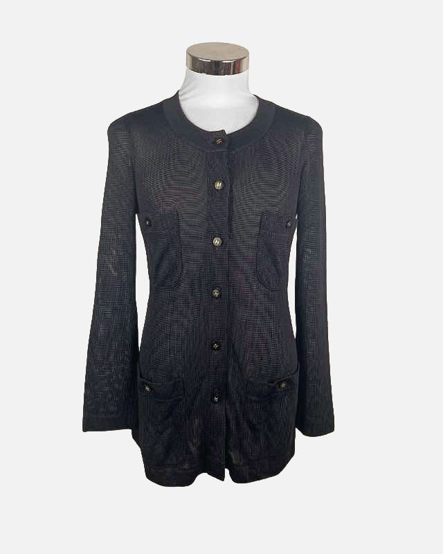 Chanel Strickjäckchen · Schwarz