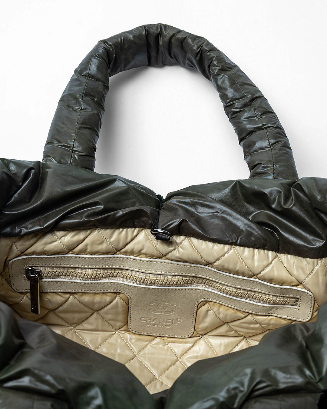 Chanel Shopper Coco Cocoon · Dunkelgrün