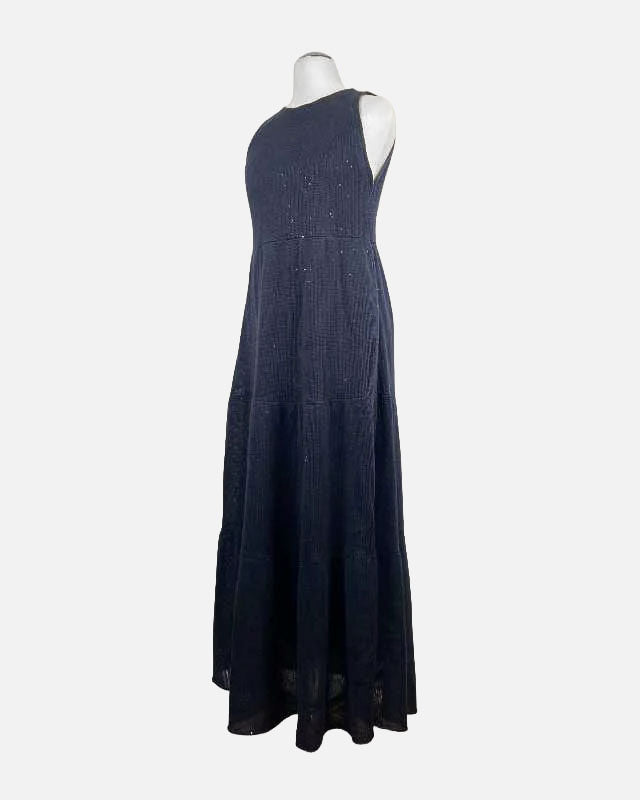 Brunello Cucinelli Strickkleid · Dunkelblau