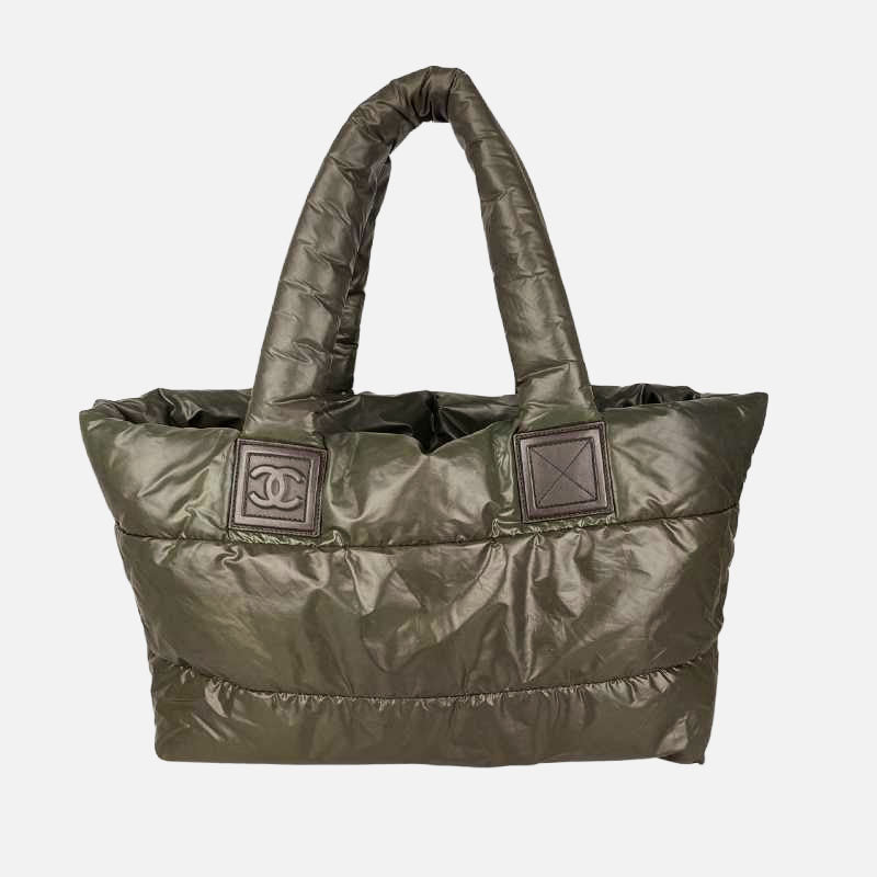 Chanel Shopper Coco Cocoon · Dunkelgrün