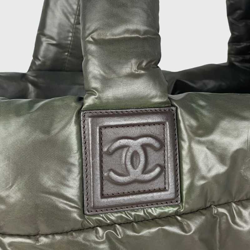 Chanel Shopper Coco Cocoon · Dunkelgrün