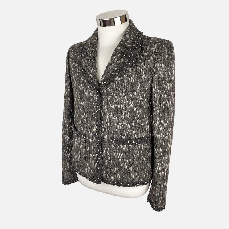 Chanel Blazer grau meliert