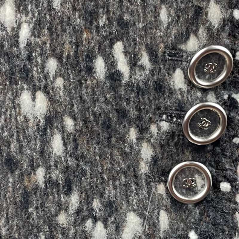 Chanel Blazer grau meliert