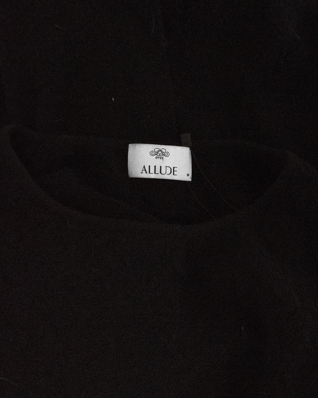 Allude Pullover Schwarz