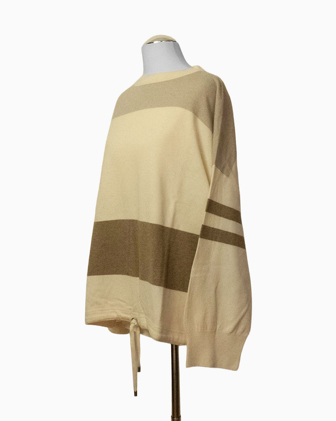 Brunello Cucinelli Pullover Color-Blocking Creme