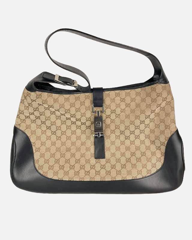 Gucci Jackie Large Schwarz Monogramm