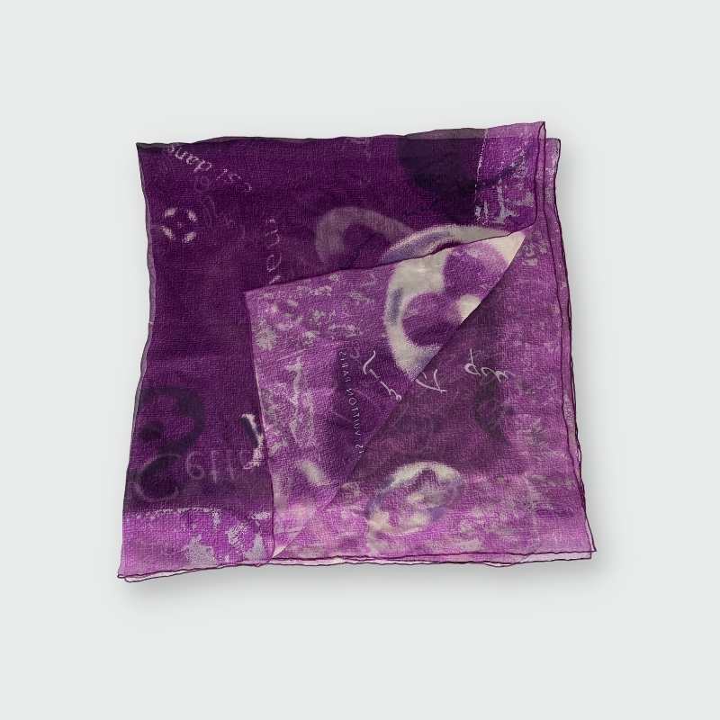 Louis Vuitton Seidentuch Lila