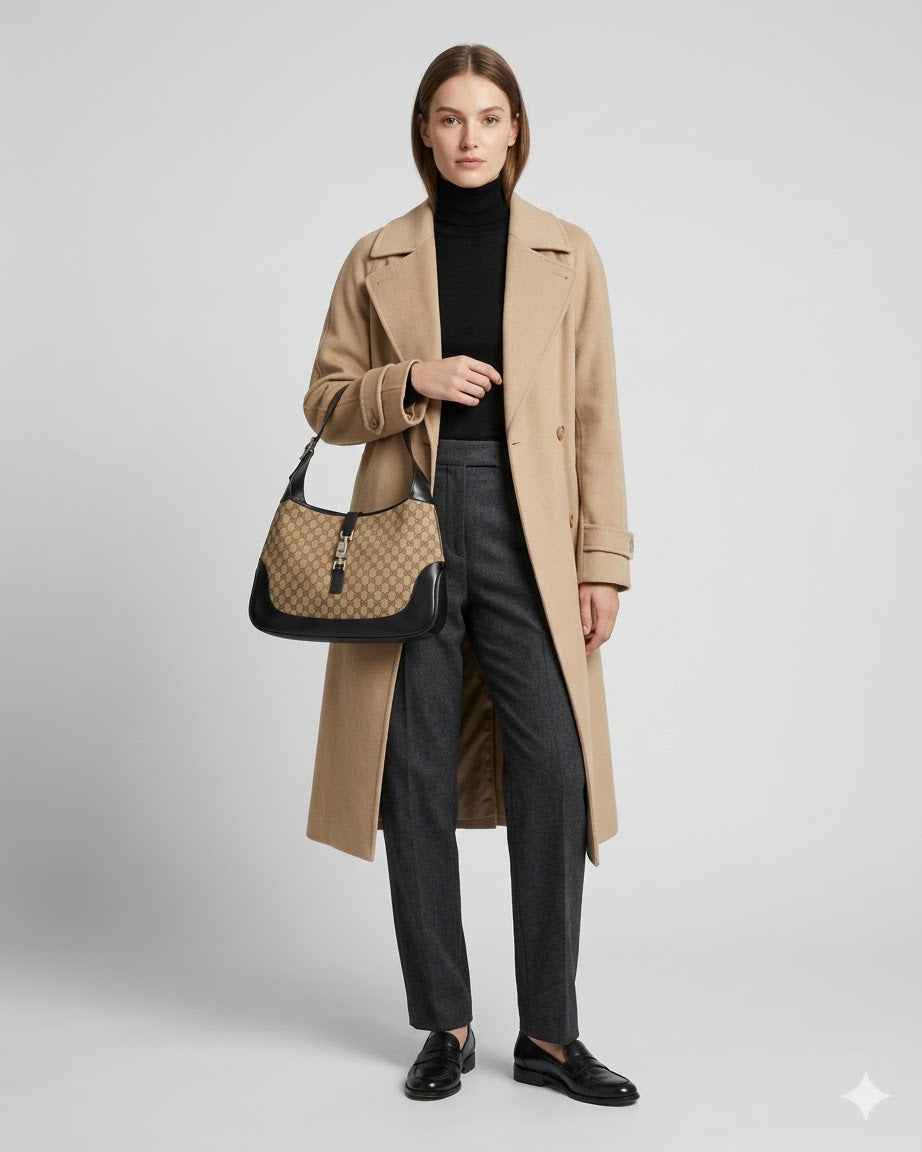 Gucci Jackie Large Schwarz Monogramm